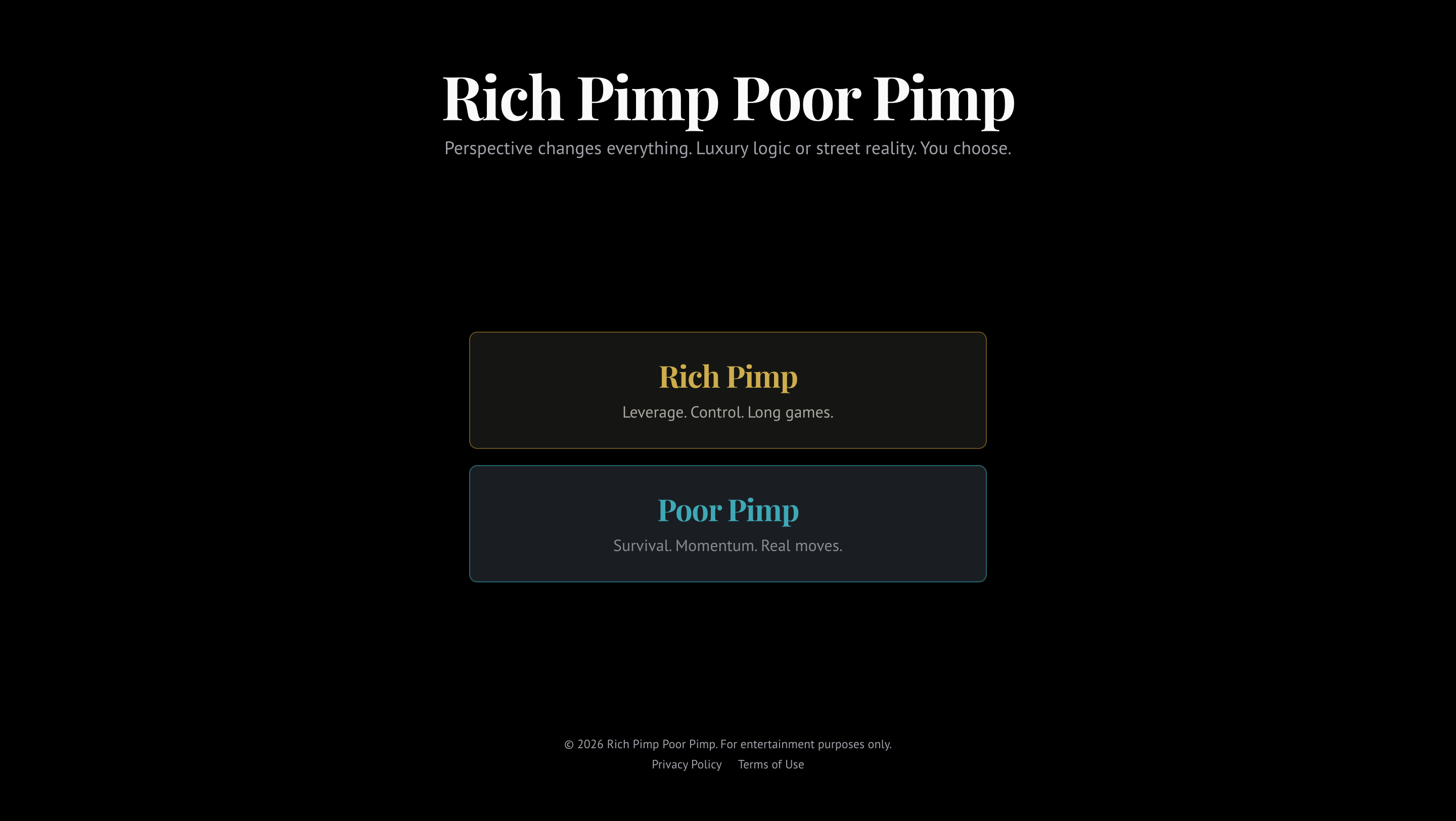RichPimpPoorPimp Screenshot